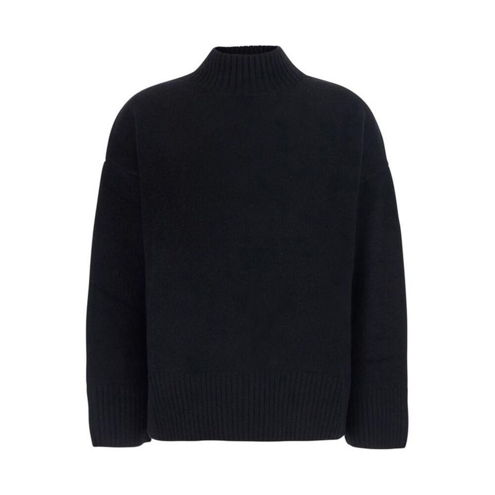 Leplain Women Black Cashmere Turtleneck Sweater For Women